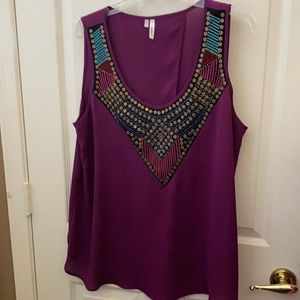 FINAL MARKDOWN Studio y embellished tank xl
